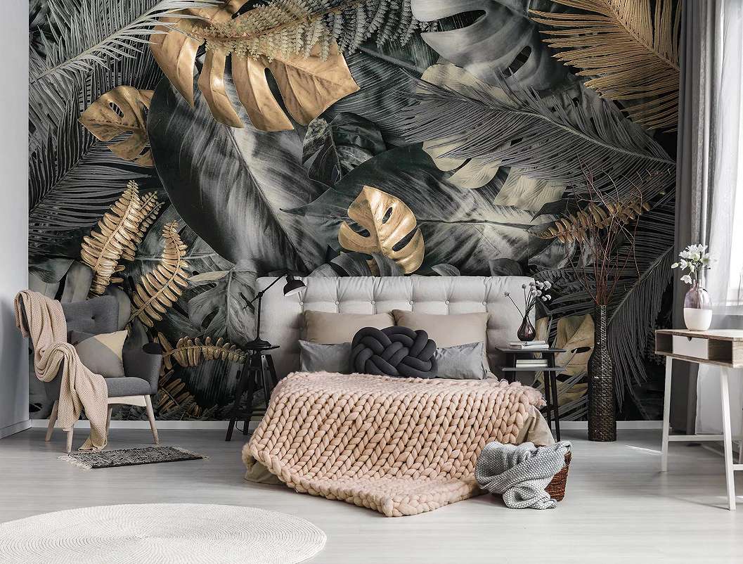 Fotótapéta trópusi hangulatú dzsungel mintával 368x254 vlies