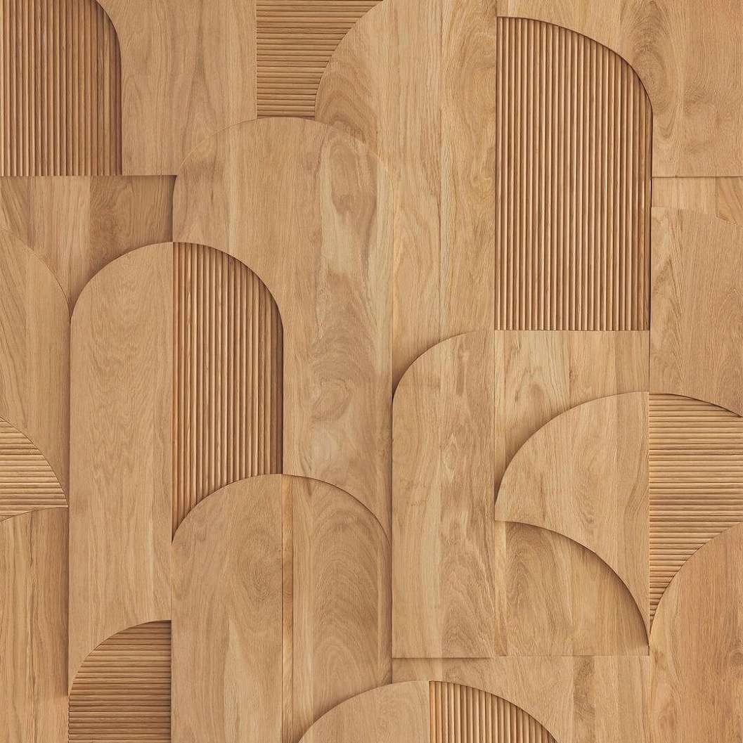 Posztertapéta geometrikus fahatású mintával 250cm x 250cm