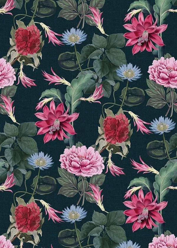 Vlies fotótapéta elegáns virágmintával